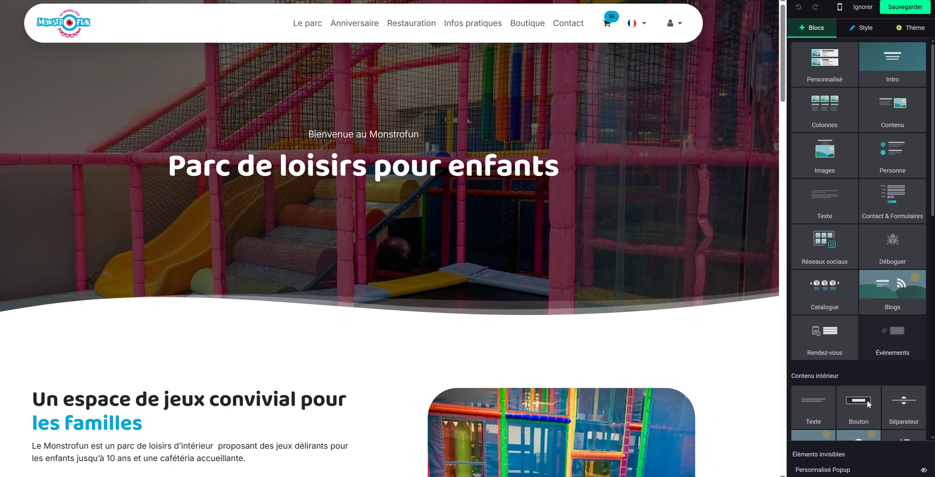 Editeur site web Odoo